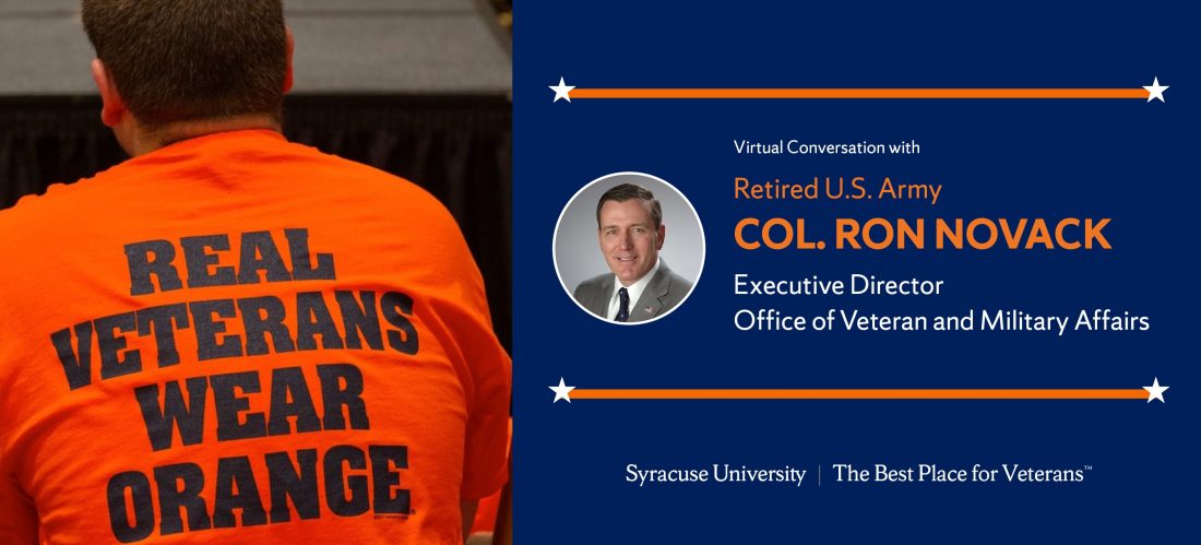 Learn more about the Office of Veteran and Military Affairs (OVMA) and why Syracuse University is “the best place for veterans