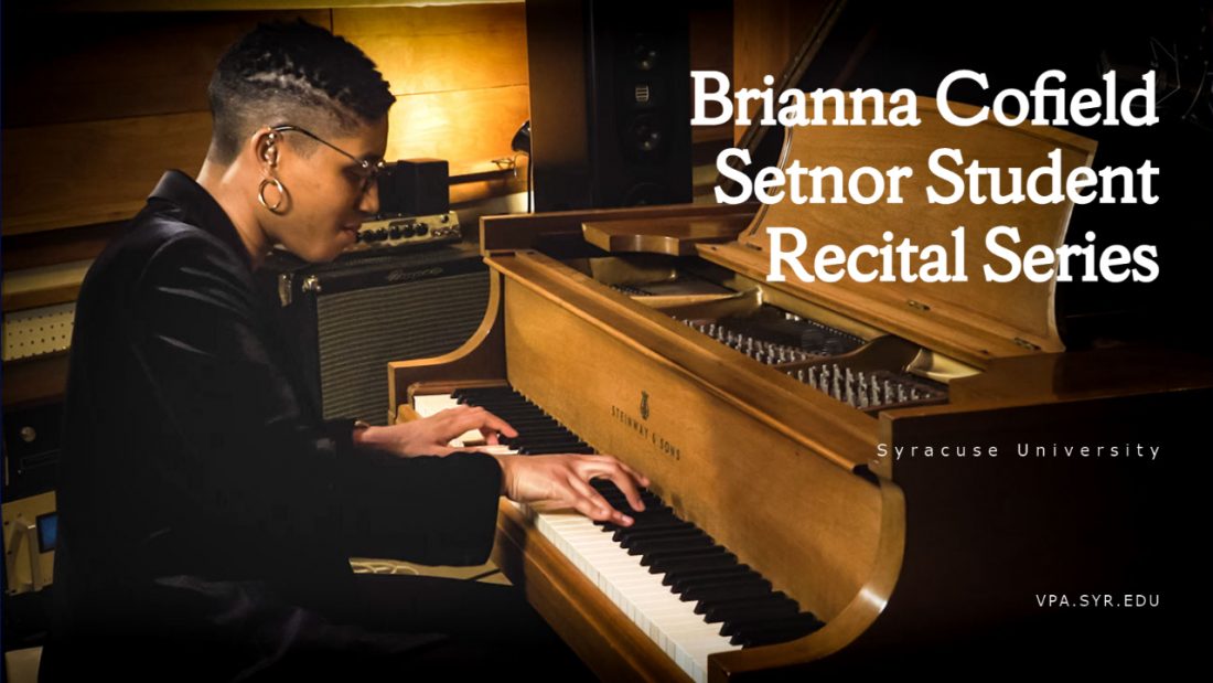 Brianna Cofield playing the piano