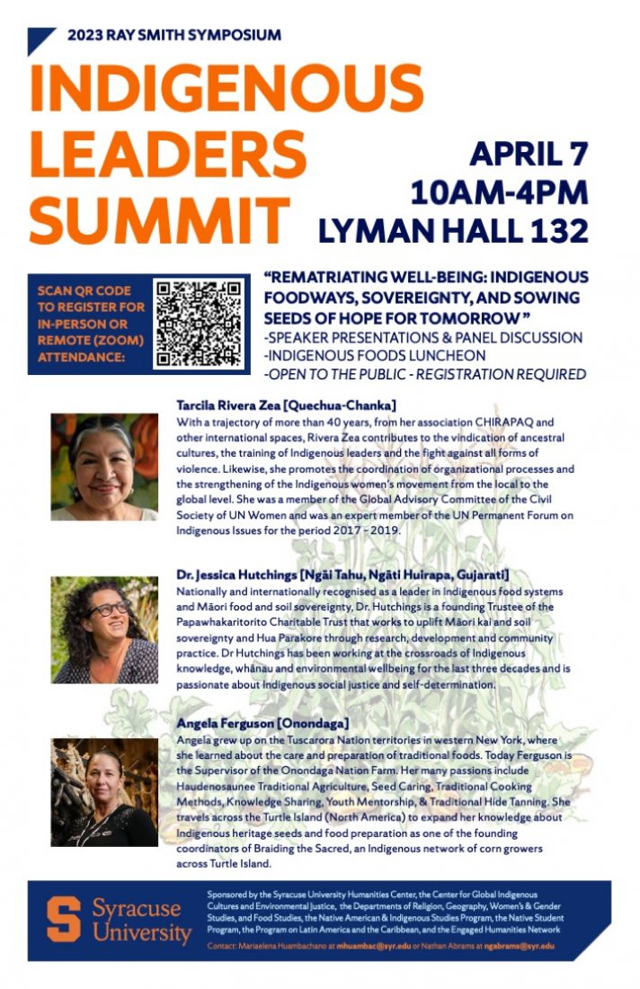 flyer for indigenous leaders summit