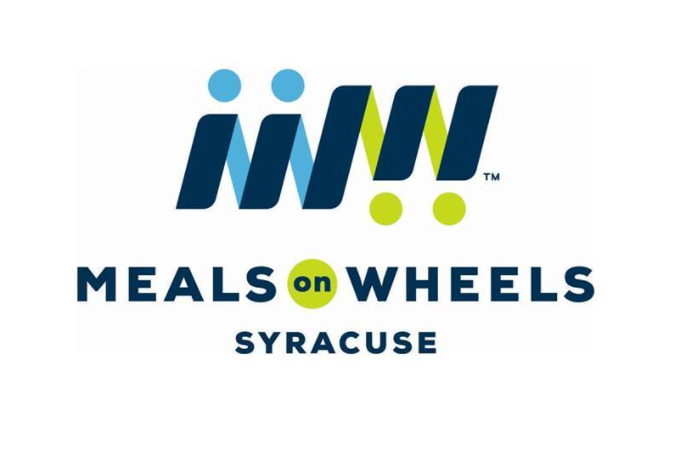 The Meals on Wheels Syracuse green and blue logo