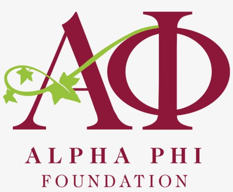 Alpha Phi's greek letters and 