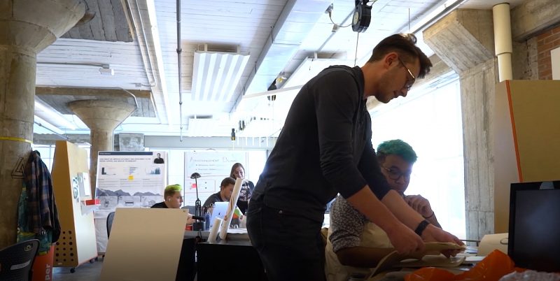 Industrial and interaction design students