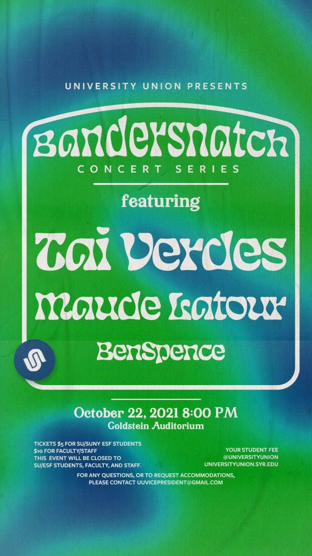 Bandersnatch concert flyer