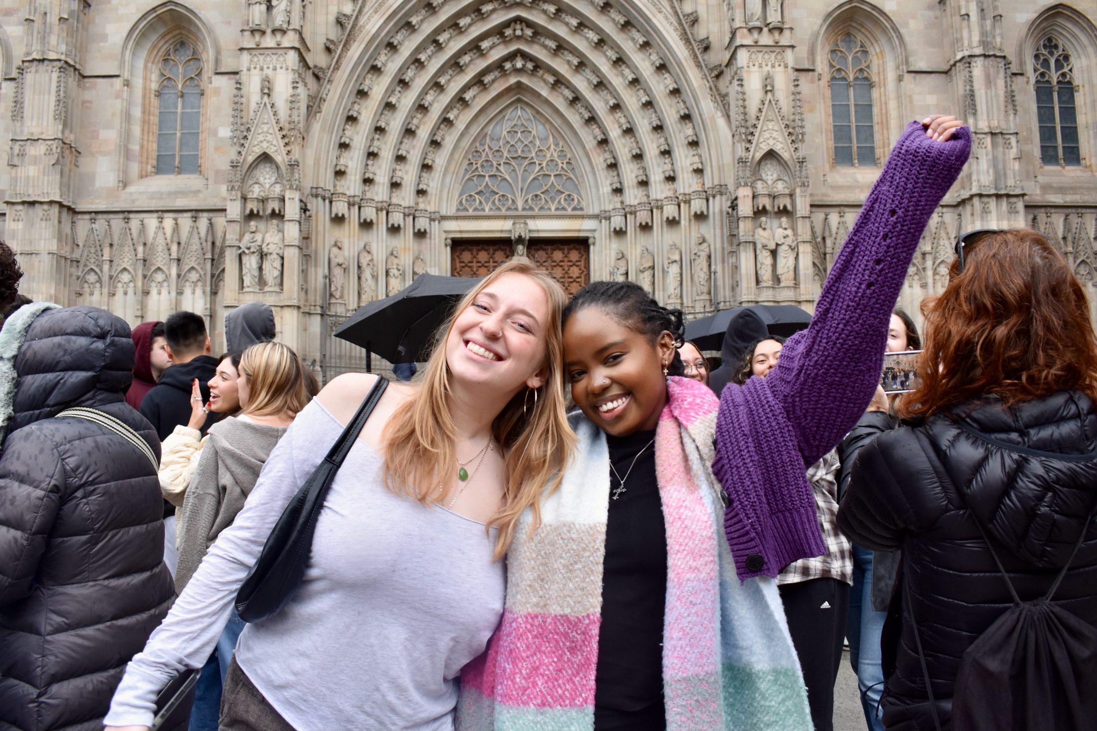 students in Barcelona