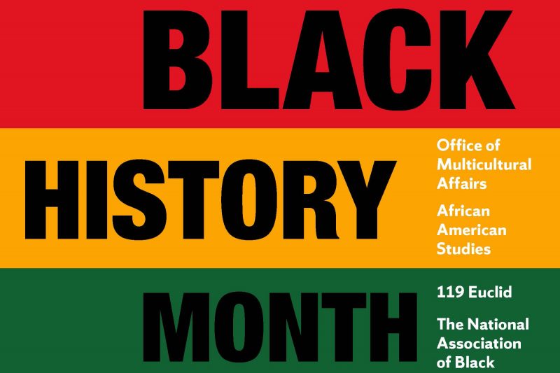 IDEA committee Black History month poster image