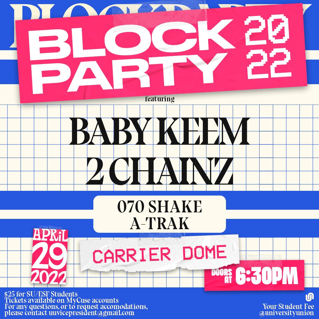 Block Party Line Up