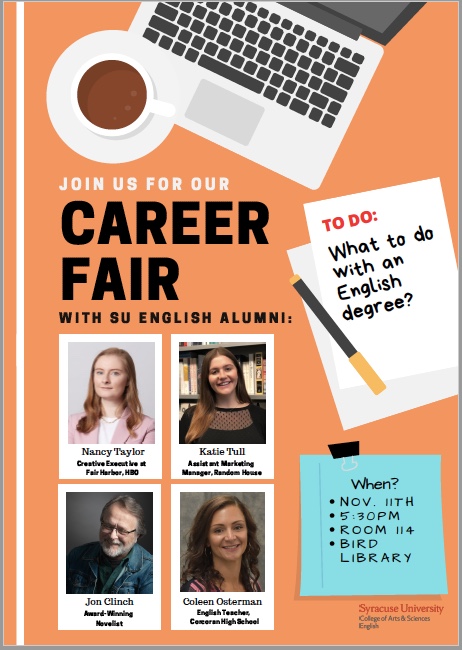 college career fair poster