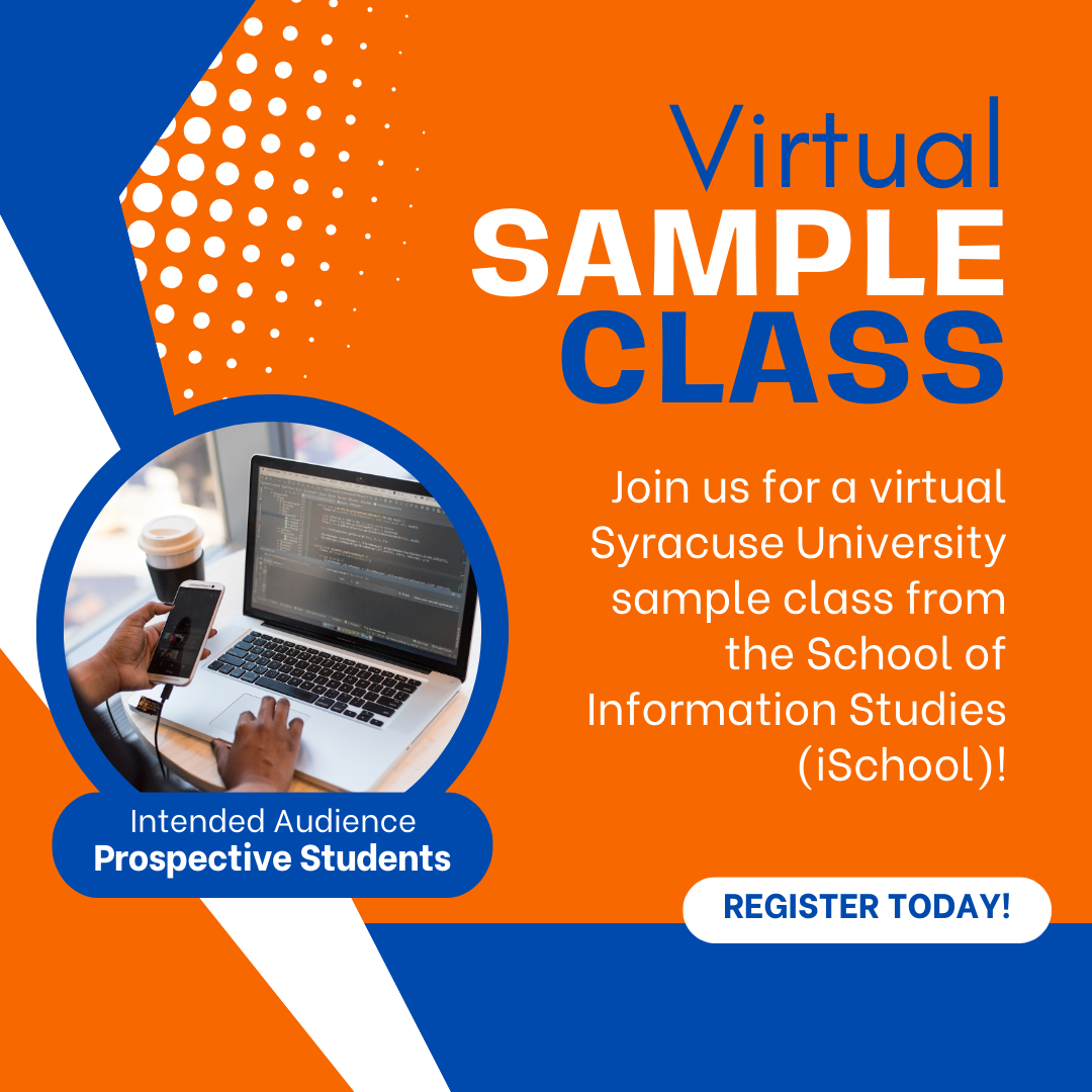 Image of virtual sample class poster