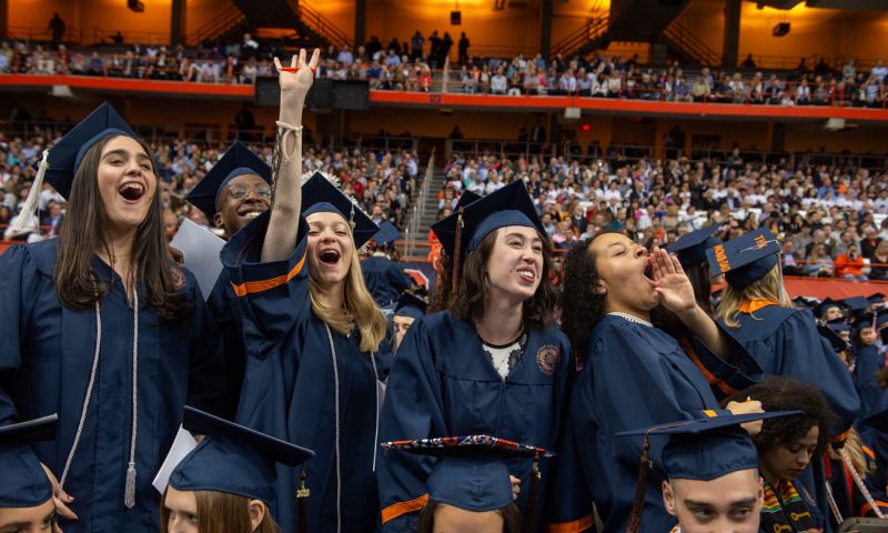 Students celebrate at convocation