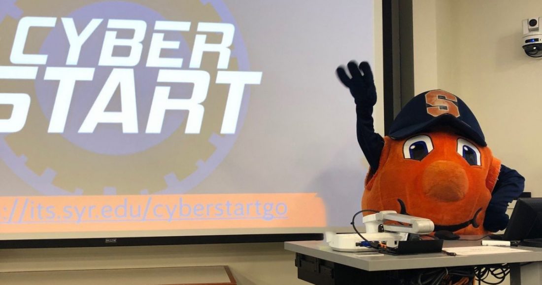 Otto at the 2020 CyberStart event