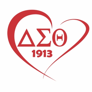 Delta Sigma Theta Sorority Inc. letters