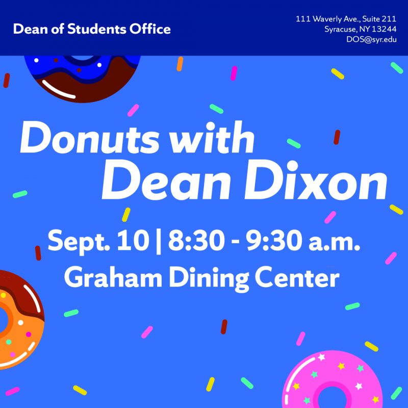 Donuts with Dean Dixon 