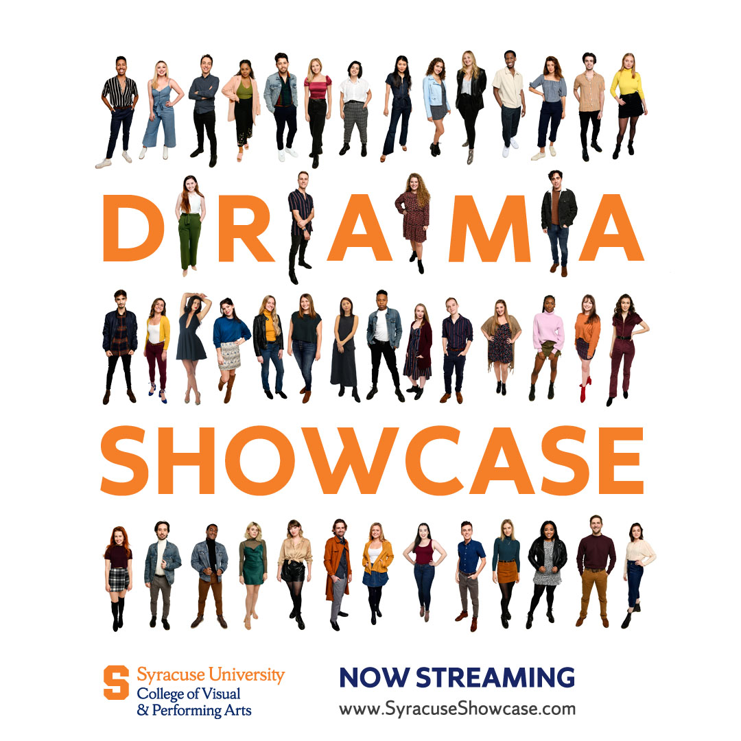 Drama Showcase Logo and Poster with Student Photos