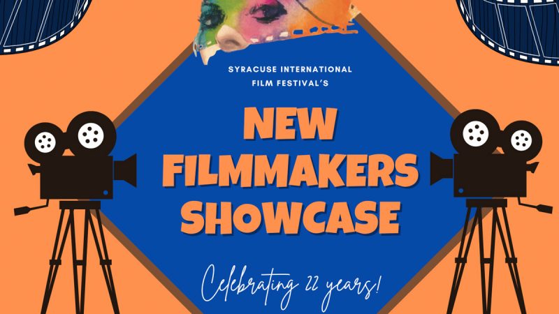 A flier for the New Filmmakers Showcase.