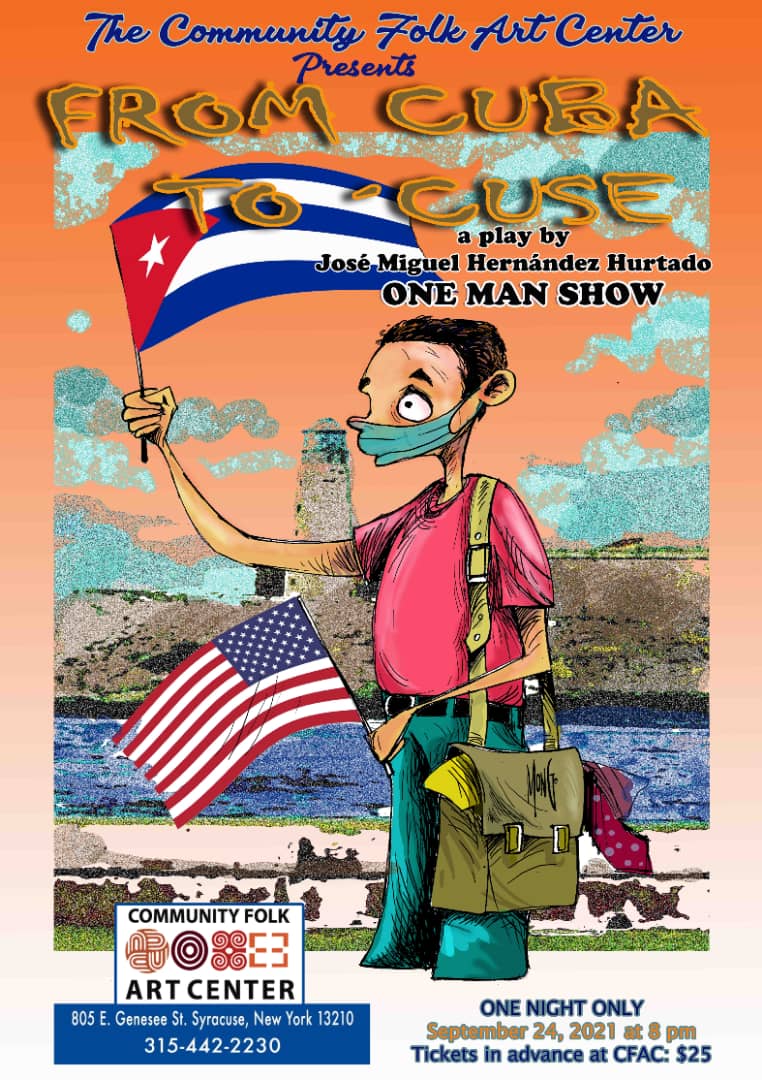 Flyer for the play - From Cuba to Cuse