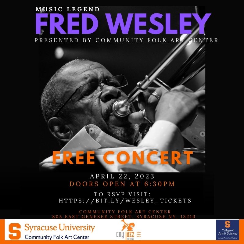 poster for fred wesley concert
