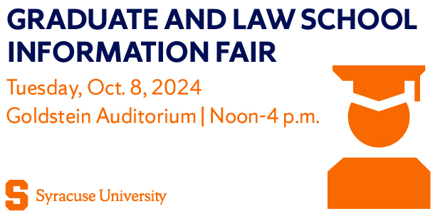 Graduate and Law School Information Fair promotional banner image