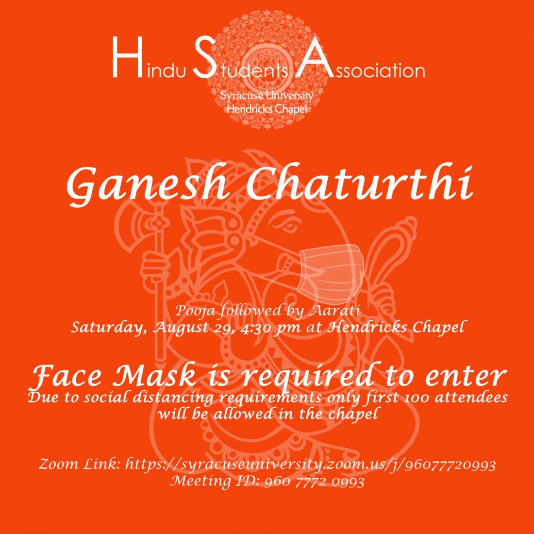 Graphic of text for Ganesh Chaturthi