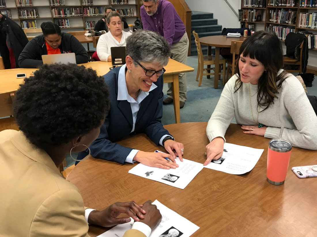 Leela George works with Educational Leadersship students