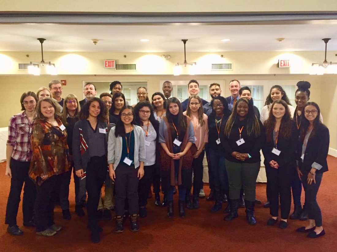 Group photo of students and faculty who attended Diversifying Psychology Visit Day