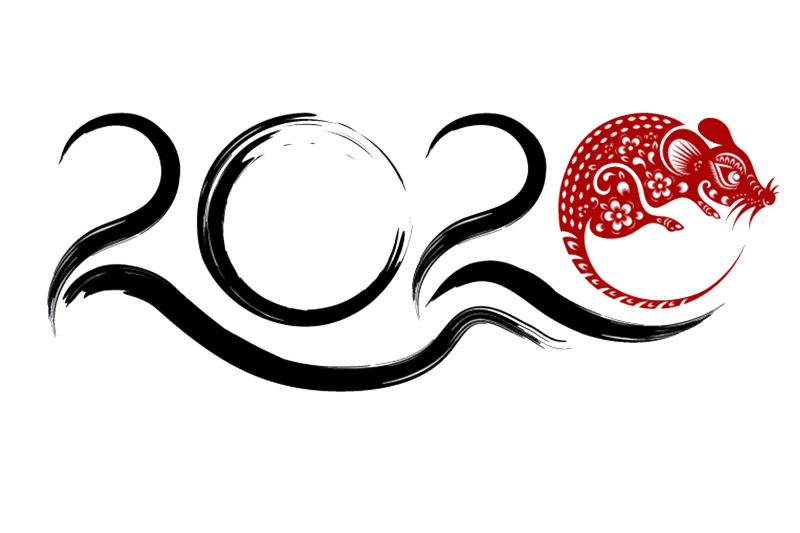 Logo depicting the 2020 Lunar New Year