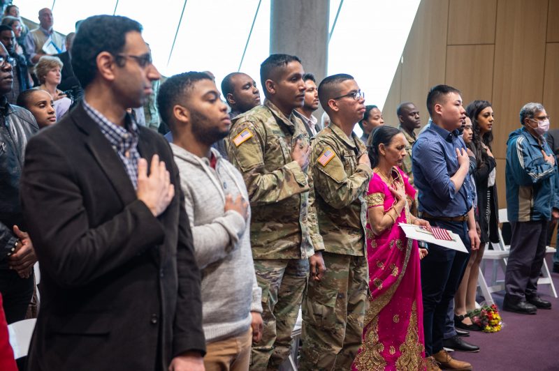 Naturalization Ceremony at the College of Law
