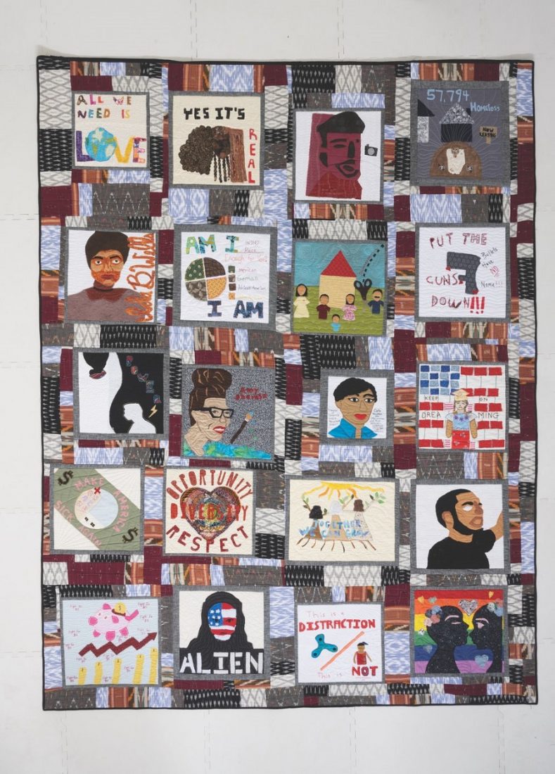 Quilt created by Social Justice Sewing Academy