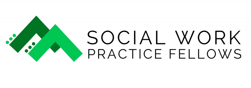 Social Work Practice Fellows Logo in dark and light green
