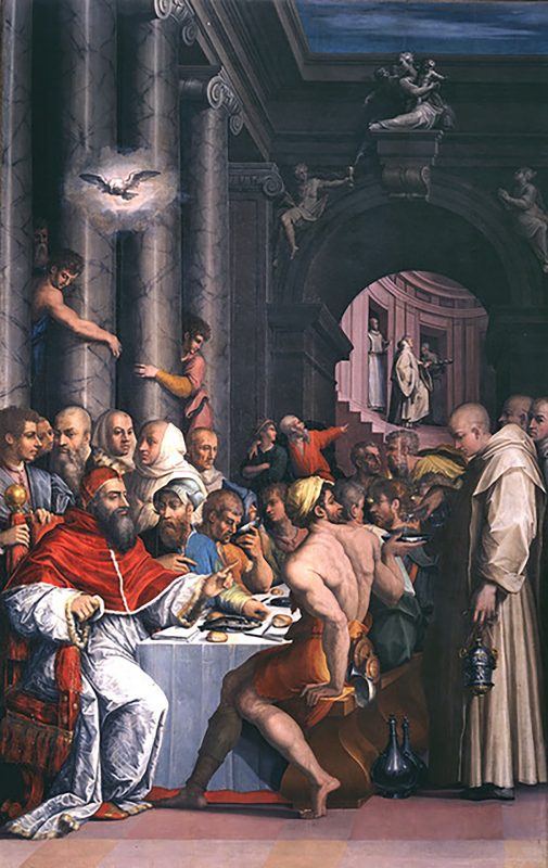 image of Italian Renaissance dining scene