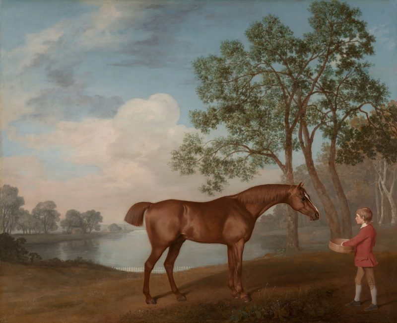 image of 18th century equestrian painting by George Stubbs