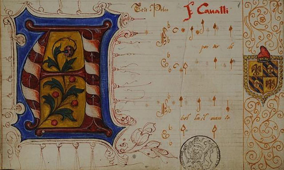 A Medieval manuscript page
