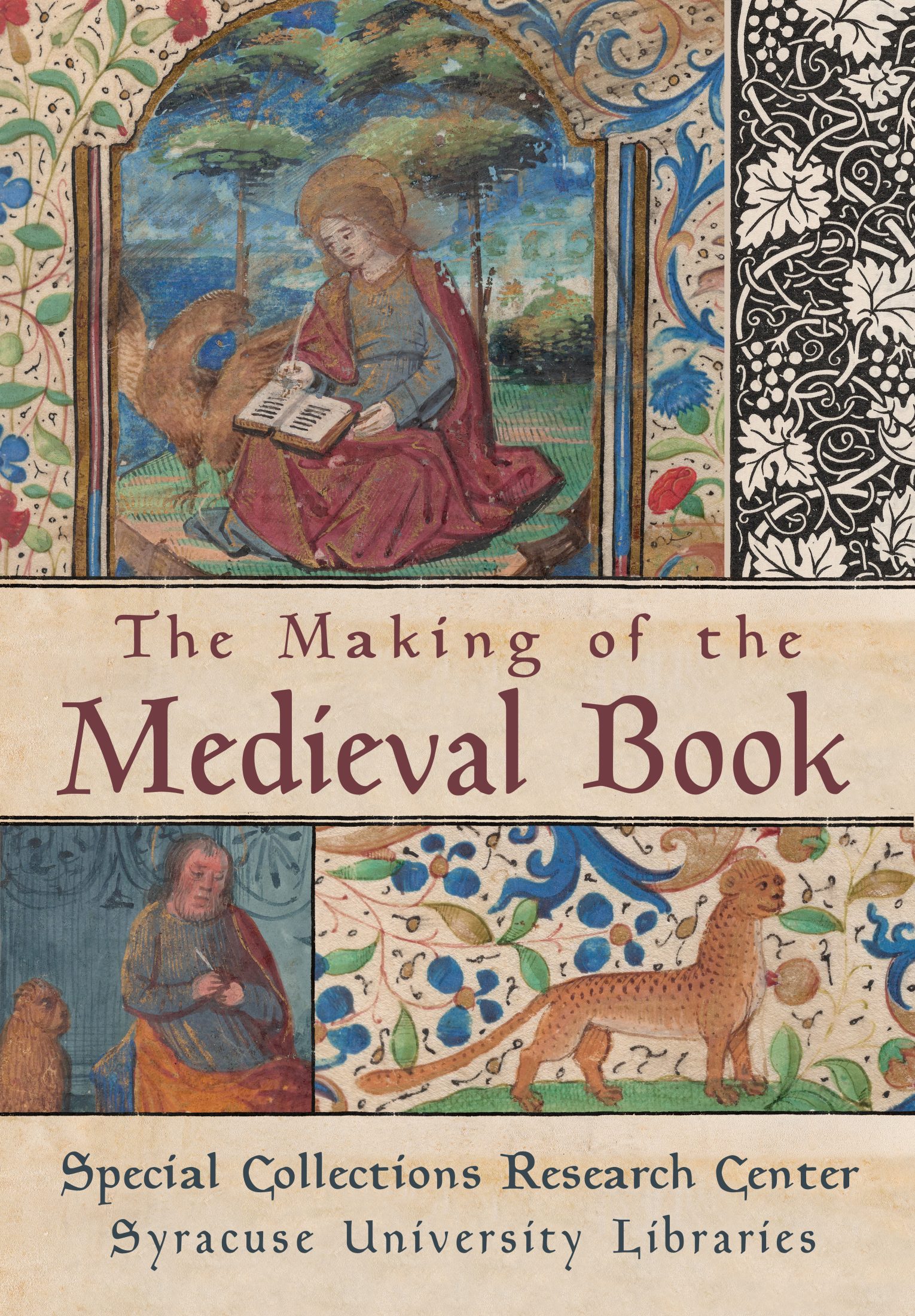 cover of medieval book with words above that read "the making of the medieval book"