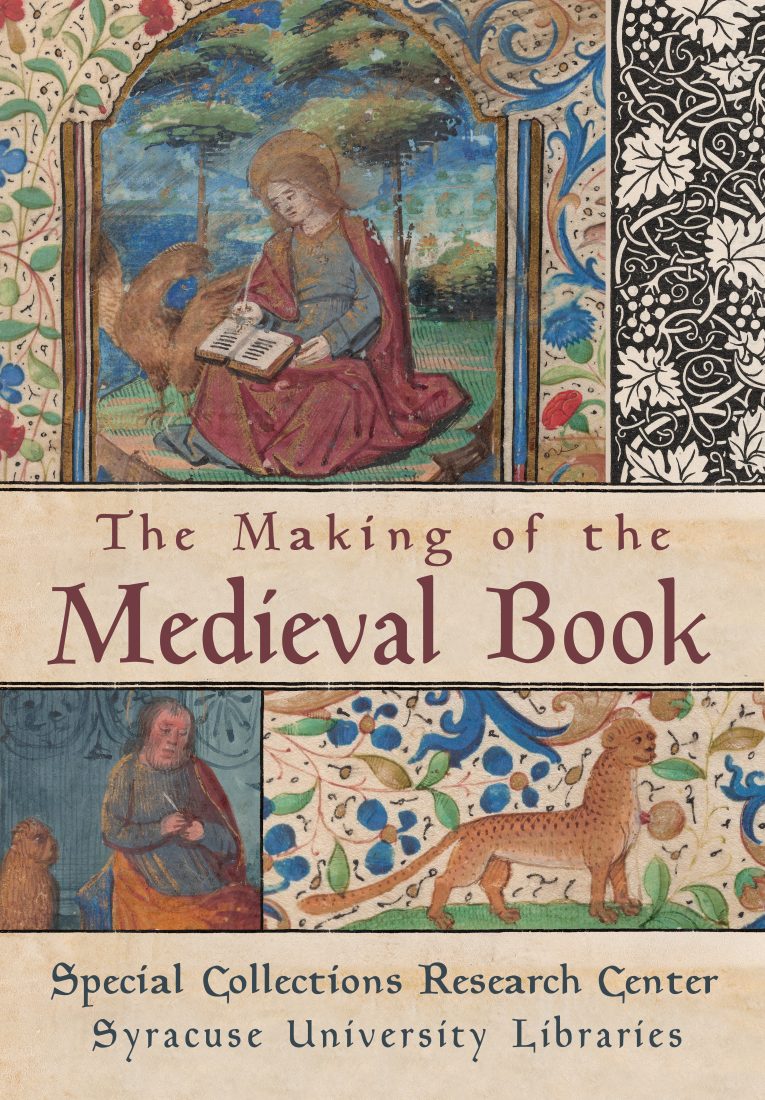 cover of medieval book with words above that read 