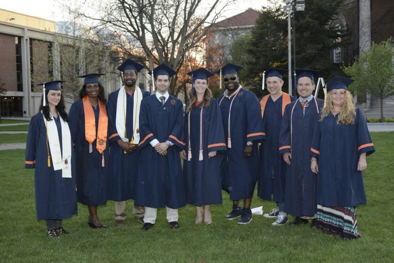 University College Graduates in Cap and Gown