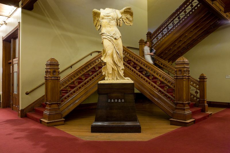 Winged Victory in Crouse college.