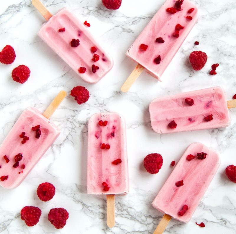 Pink popsicles