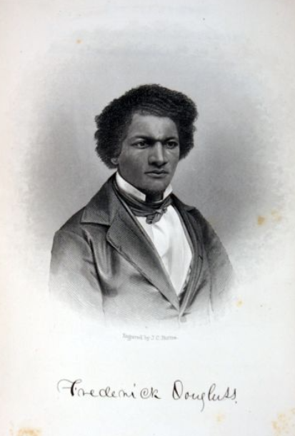 head and shoulders of Frederick Douglass