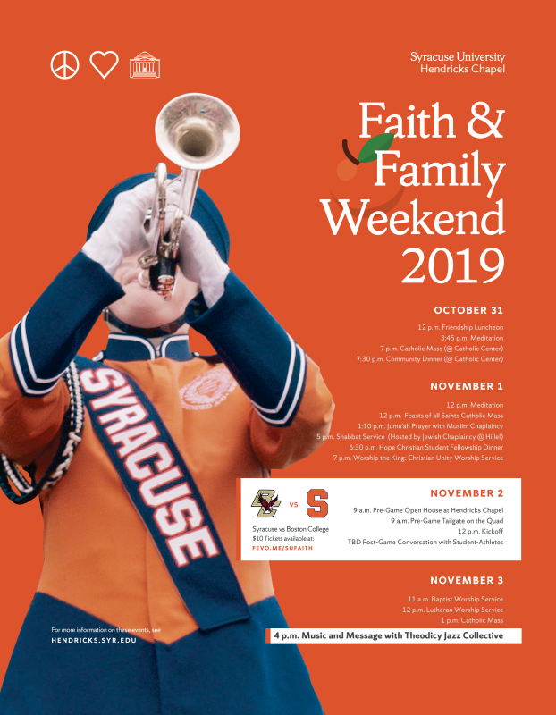 Faith and Family Day poster