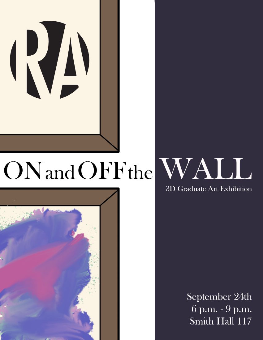 On and off the wall poster