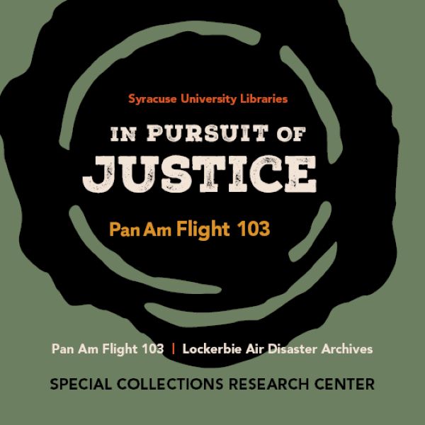 In Pursuit of Justice Pan Am Flight 103 graphic