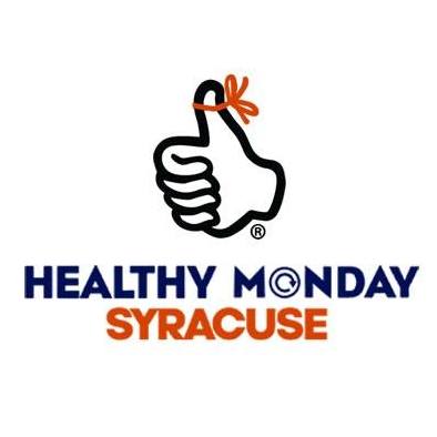 Healthy Monday Syracuse logo with Thumb