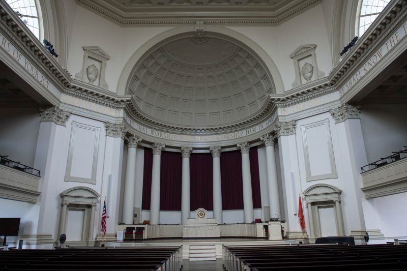 Hendricks Chapel interior