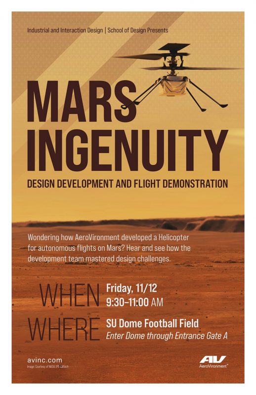 Mars Ingenuity poster