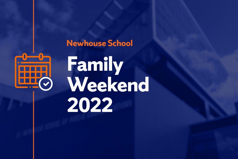 Newhouse School Family Weekend