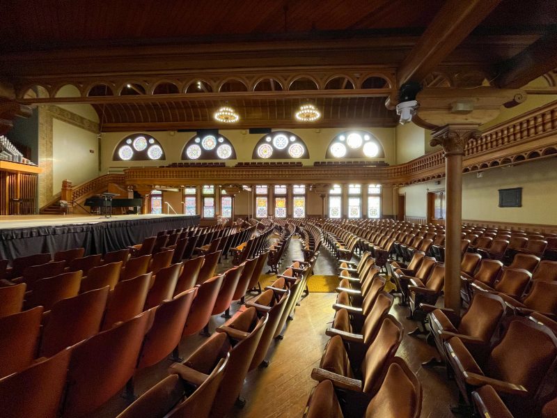 Setnor Auditorium in Crouse College.