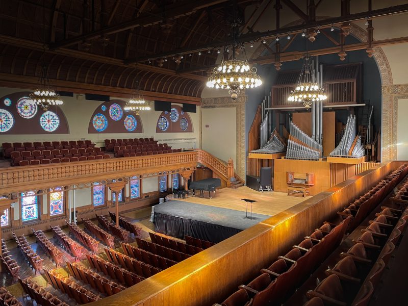 Setnor Auditorium in Crouse College.