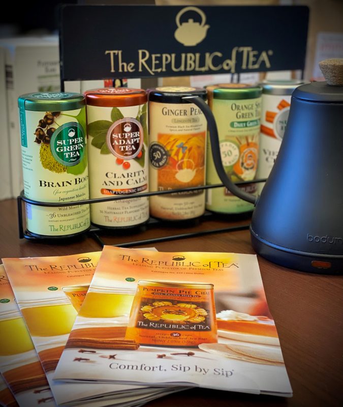 photo of teas provided by The Republic of Tea