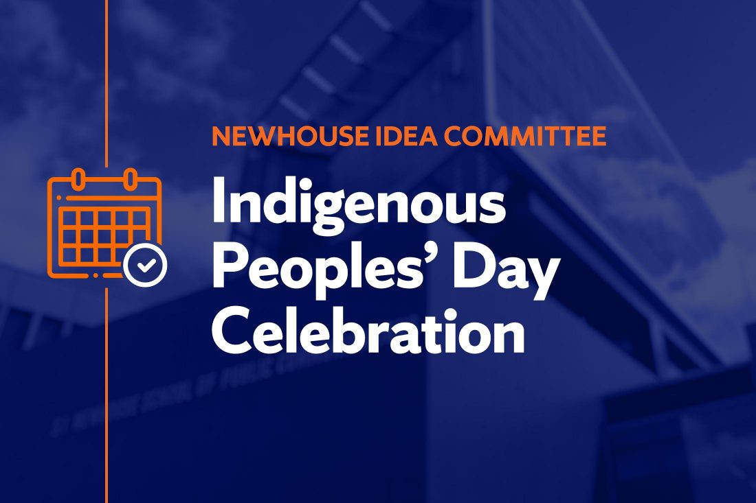 Newhouse IDEA Committee presents Indigenous Peoples' Day celebration