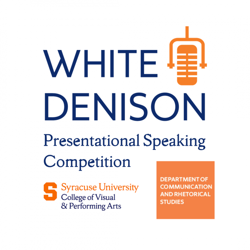 ad for white-denison presentational speaking competition